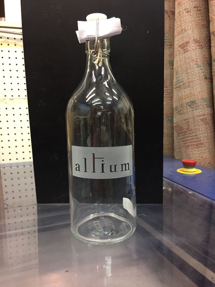 bouteille en verre imprimée personnalisée
